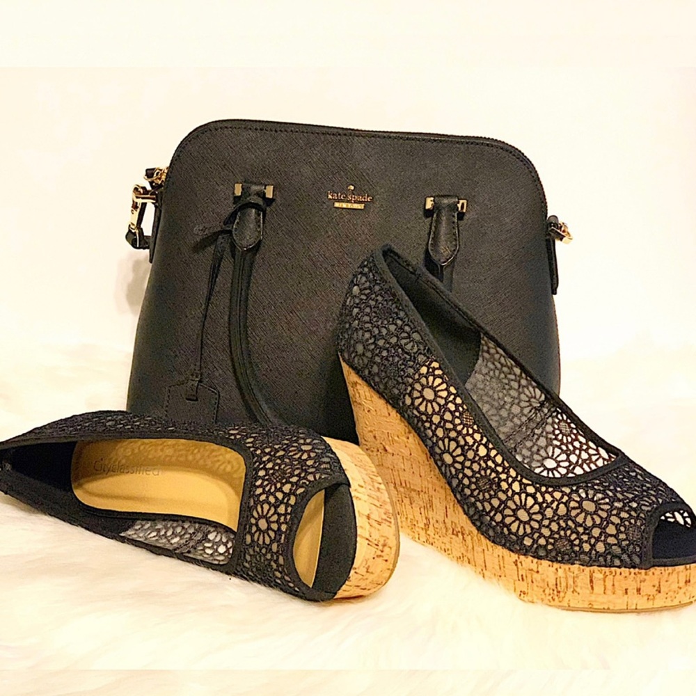 New Cityclassified Women's Wedge Cork Heels Open Toe